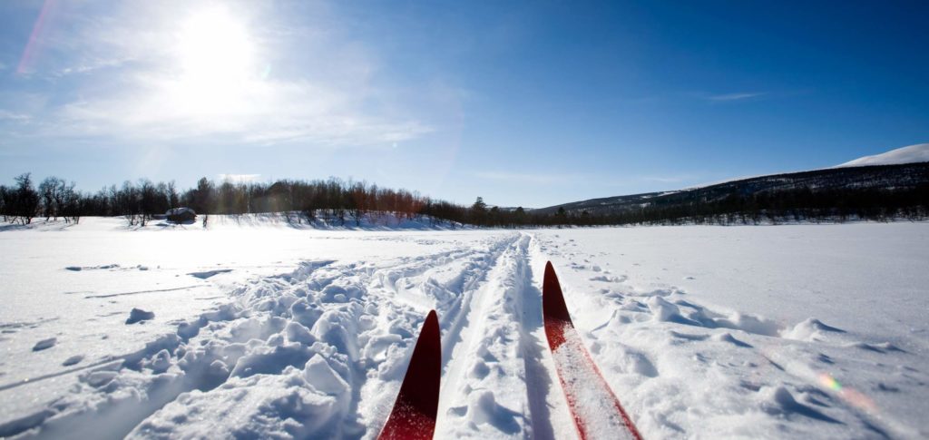 skitur på fjellet